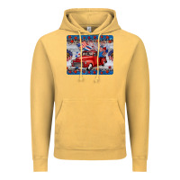 Vintage Mustard american truck 4th of july mousepad Vintage Hoodie - BarkalooDesign