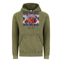 Vintage Olive american truck 4th of july mousepad Vintage Hoodie - BarkalooDesign