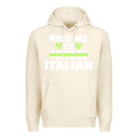 Tofu kiss me im italian t  shirt kiss me i'm irish italian patriotic st pat Premium Hoodie - linhVisuals