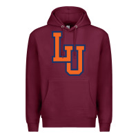 Burgundy langston university lion Premium Hoodie - linhVisuals