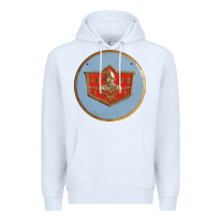 White desoto Premium Hoodie - linhVisuals