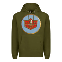 Army Green desoto Premium Hoodie - linhVisuals