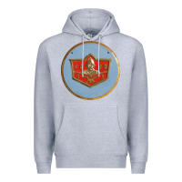 Heather Grey desoto Premium Hoodie - linhVisuals