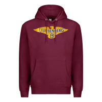 Burgundy duesenberg straight Premium Hoodie - linhVisuals