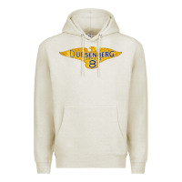 Oatmeal Heather duesenberg straight Premium Hoodie - linhVisuals
