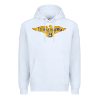 White duesenberg straight Premium Hoodie - linhVisuals