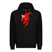 Black incredibles Premium Hoodie - linhVisuals
