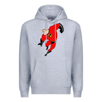 Heather Grey incredibles Premium Hoodie - linhVisuals