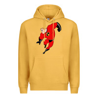 Mustard incredibles Premium Hoodie - linhVisuals