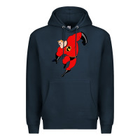 Navy incredibles Premium Hoodie - linhVisuals