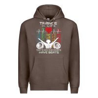 Coffee trance music retro vintage dj gift t shirt Premium Hoodie - linhVisuals