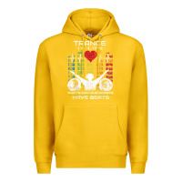Lemon trance music retro vintage dj gift t shirt Premium Hoodie - linhVisuals