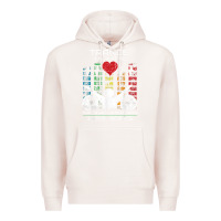 Pale Pink trance music retro vintage dj gift t shirt Premium Hoodie - linhVisuals