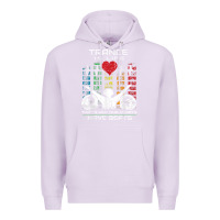 Lilac trance music retro vintage dj gift t shirt Premium Hoodie - linhVisuals