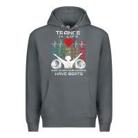 Rock trance music retro vintage dj gift t shirt Premium Hoodie - linhVisuals
