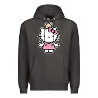Smoke kitty Premium Hoodie - linhVisuals