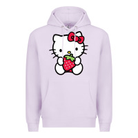 Lilac kitty Premium Hoodie - linhVisuals