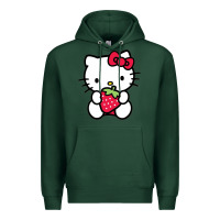 Sports Green kitty Premium Hoodie - linhVisuals