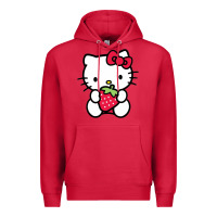 Cardinal kitty Premium Hoodie - linhVisuals
