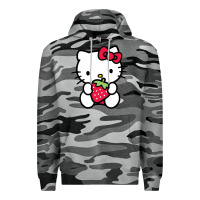 Slate Camo kitty Premium Hoodie - linhVisuals