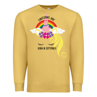 Antique Gold Unicorns Are Born in September Premium Sweatshirt - Bettercallsaul