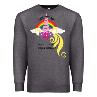 Charcoal Heather Unicorns Are Born in September Premium Sweatshirt - Bettercallsaul