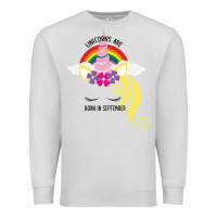 Dove Grey Unicorns Are Born in September Premium Sweatshirt - Bettercallsaul
