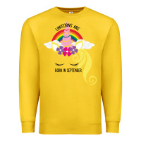 Lemon Unicorns Are Born in September Premium Sweatshirt - Bettercallsaul