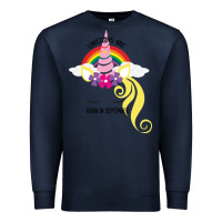 Navy Unicorns Are Born in September Premium Sweatshirt - Bettercallsaul