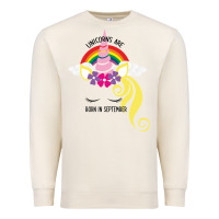 Sandshell Unicorns Are Born in September Premium Sweatshirt - Bettercallsaul