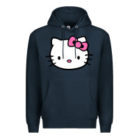 Navy kitty Premium Hoodie - linhVisuals