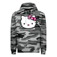 Slate Camo kitty Premium Hoodie - linhVisuals