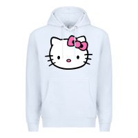 White kitty Premium Hoodie - linhVisuals