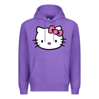 Purple kitty Premium Hoodie - linhVisuals