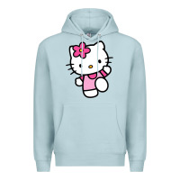 Blue Mist kitty Premium Hoodie - linhVisuals