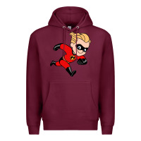 Burgundy incredibles Premium Hoodie - linhVisuals