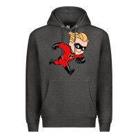 Charcoal Heather incredibles Premium Hoodie - linhVisuals