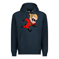 Navy incredibles Premium Hoodie - linhVisuals