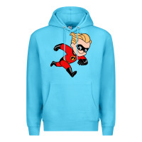 Ocean Blue incredibles Premium Hoodie - linhVisuals