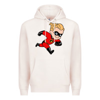 Pale Pink incredibles Premium Hoodie - linhVisuals