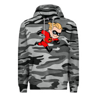 Slate Camo incredibles Premium Hoodie - linhVisuals