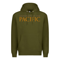 Army Green The university of the pacific Premium Hoodie - linhVisuals