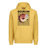 Antique Gold giant gourami fish 80's monster fish keeper tropical fish t shirt Premium Hoodie - linhVisuals