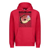 Cardinal giant gourami fish 80's monster fish keeper tropical fish t shirt Premium Hoodie - linhVisuals