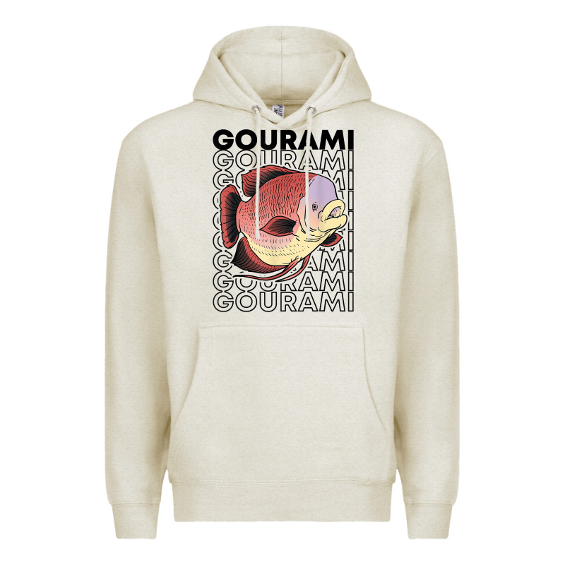 Giant Gourami Fish 80's Monster Fish Keeper Tropical Fish T Shirt Premium Hoodie by linhVisuals | Teevron