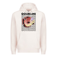 Pale Pink giant gourami fish 80's monster fish keeper tropical fish t shirt Premium Hoodie - linhVisuals