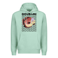 Seafoam giant gourami fish 80's monster fish keeper tropical fish t shirt Premium Hoodie - linhVisuals