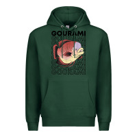 Sports Green giant gourami fish 80's monster fish keeper tropical fish t shirt Premium Hoodie - linhVisuals