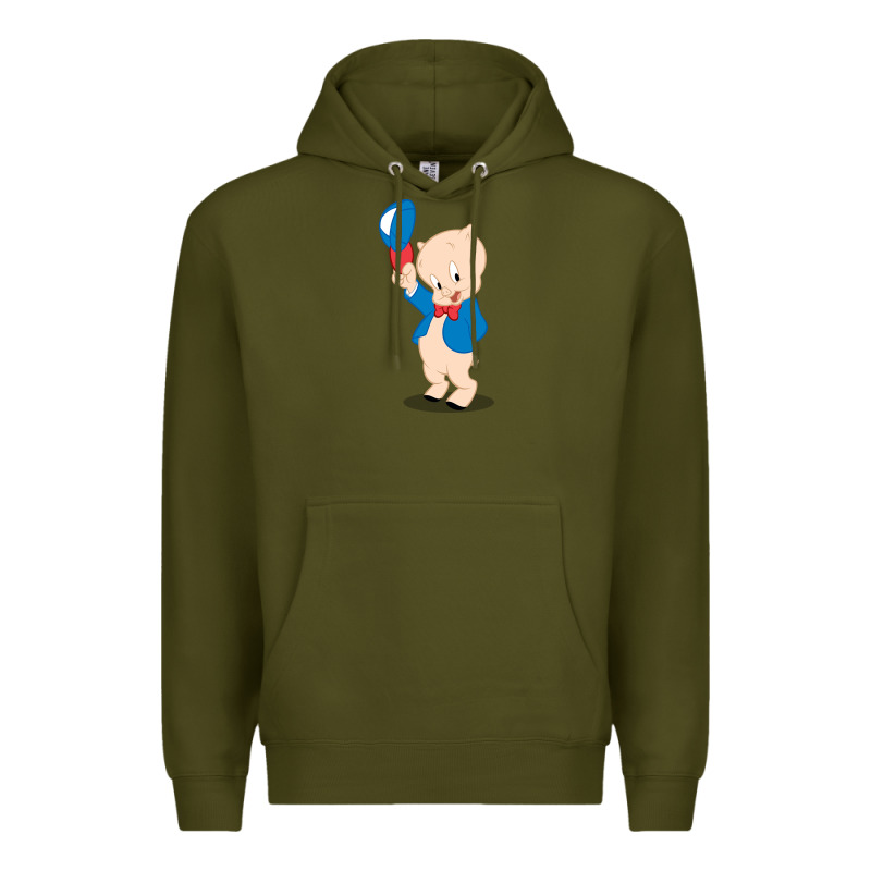 Porky Pig Premium Hoodie by linhVisuals | Teevron