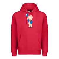 Cardinal porky pig Premium Hoodie - linhVisuals